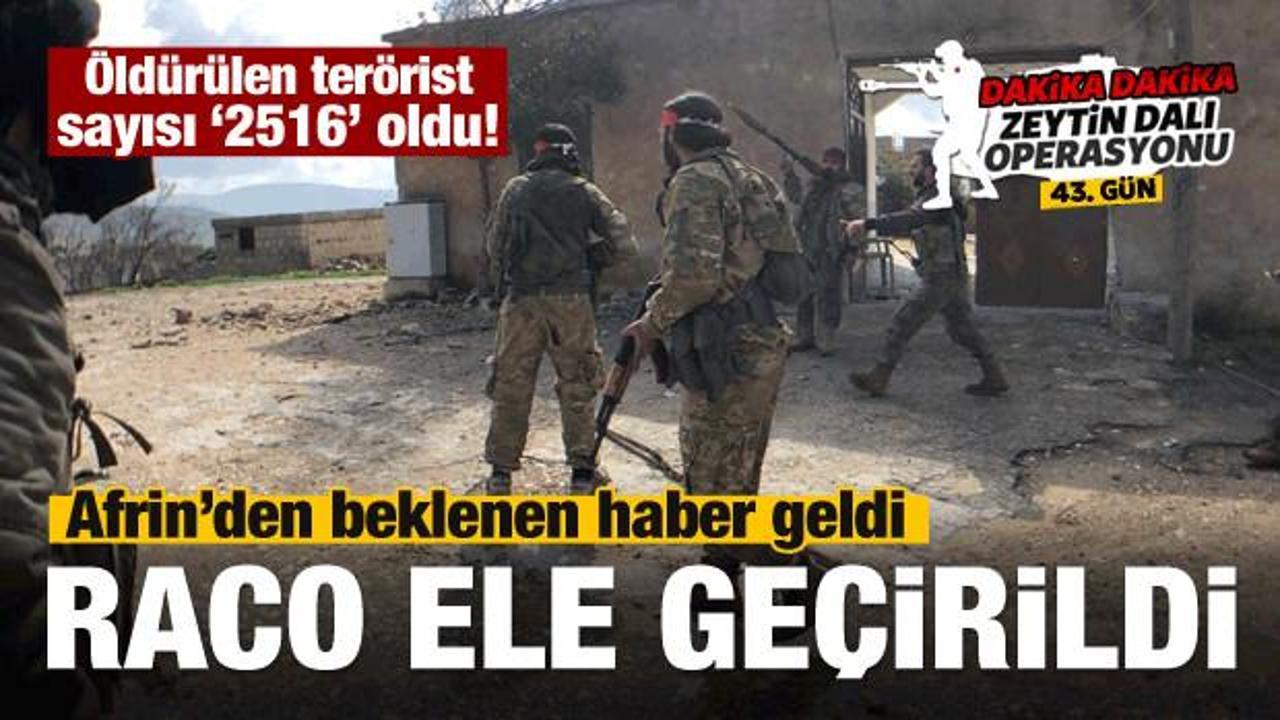 Afrin'de 7 nokta daha ele ge&ccedil;irildi