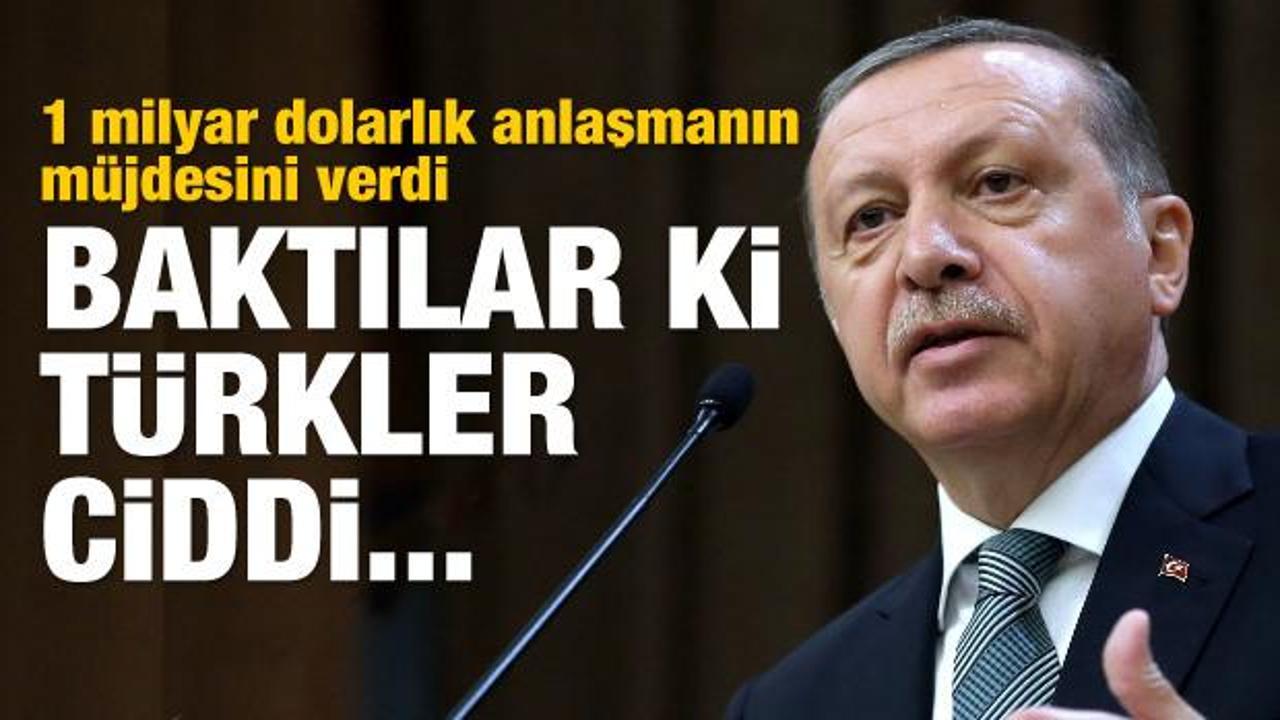 Erdoğan, dev anlaşmanın müjdesini verdi!