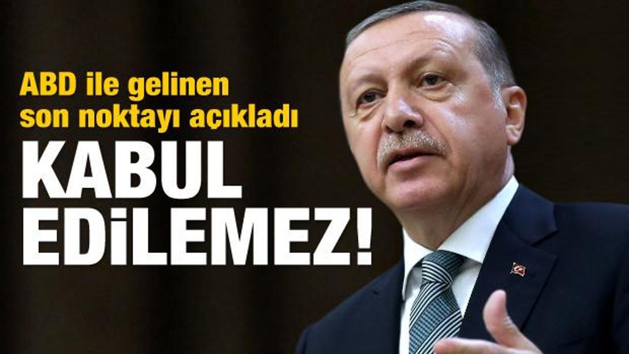 Erdoğan'dan ABD sorusuna yanıt! Kabul edilemez