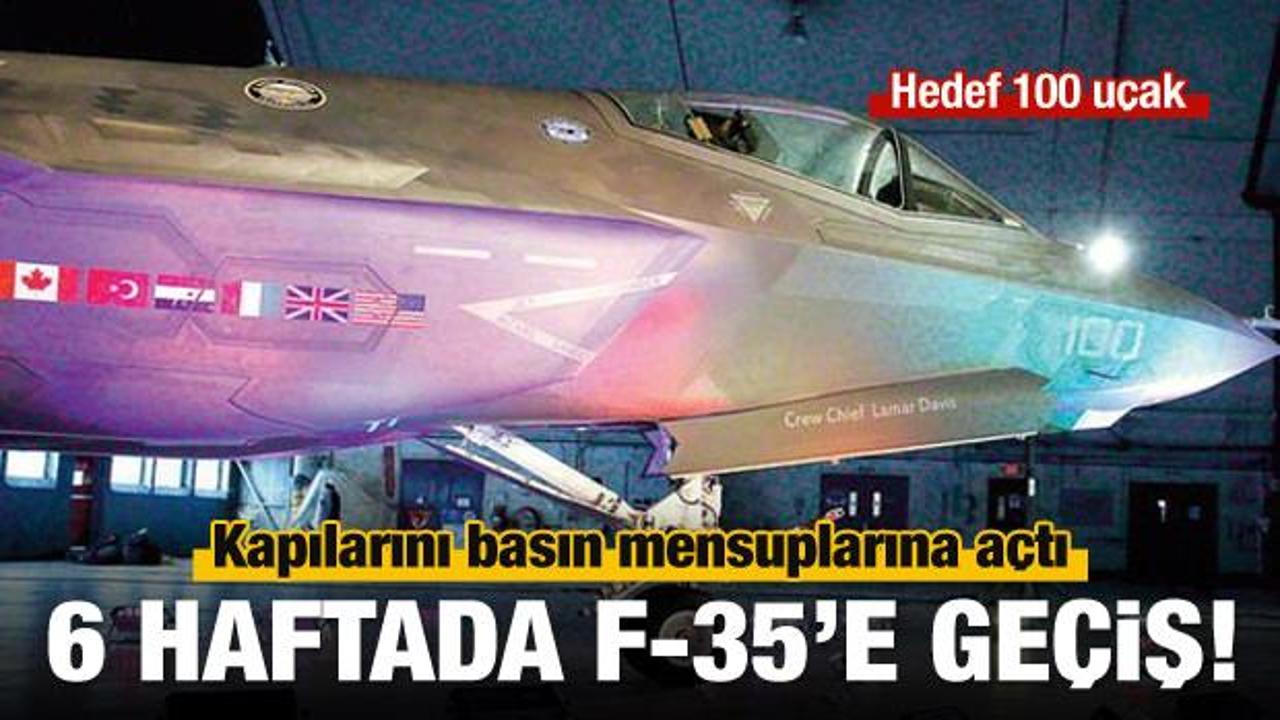 F-35’in test üssü görüntülendi!