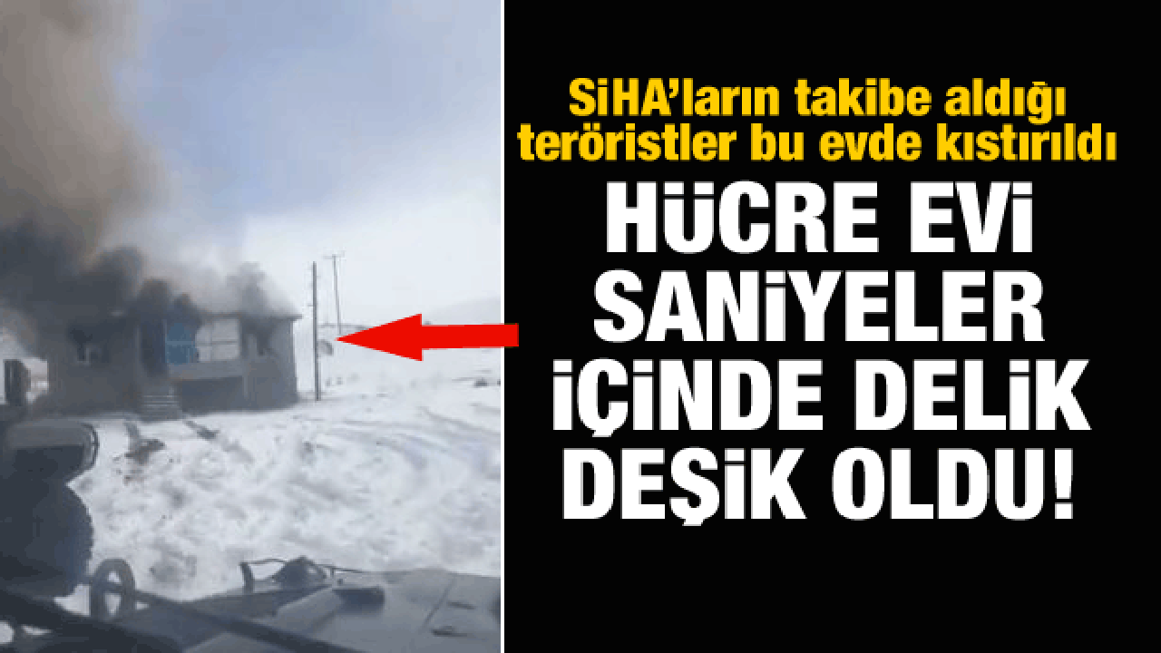 H&uuml;cre evindeki ter&ouml;ristler b&ouml;yle vuruldu