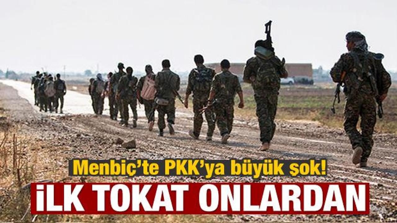 Menbiç'te PKK'ya büyük şok! İlk tokat onlardan