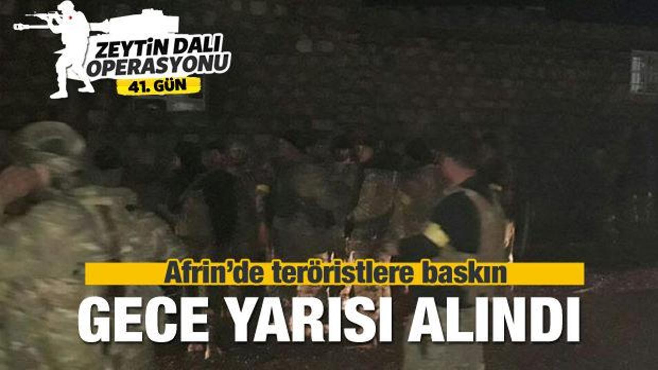 Ter&ouml;ristleri şoke eden baskın! Gece yarısı alındı