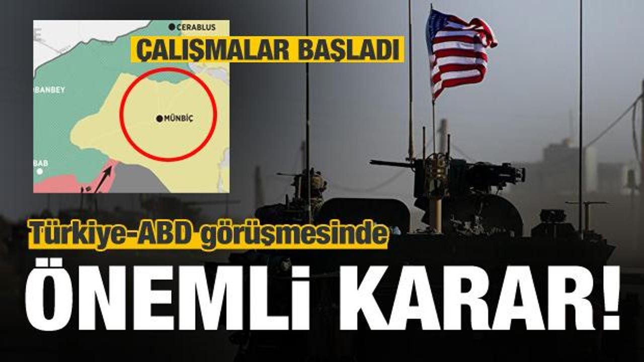 ABD-Türkiye görüşmesinde önemli Münbiç detayı