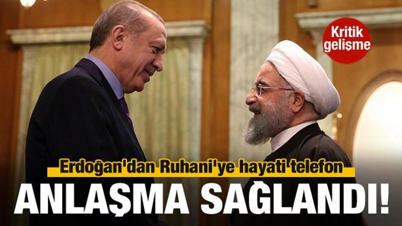 Erdoğan'dan Ruhani'ye telefon!