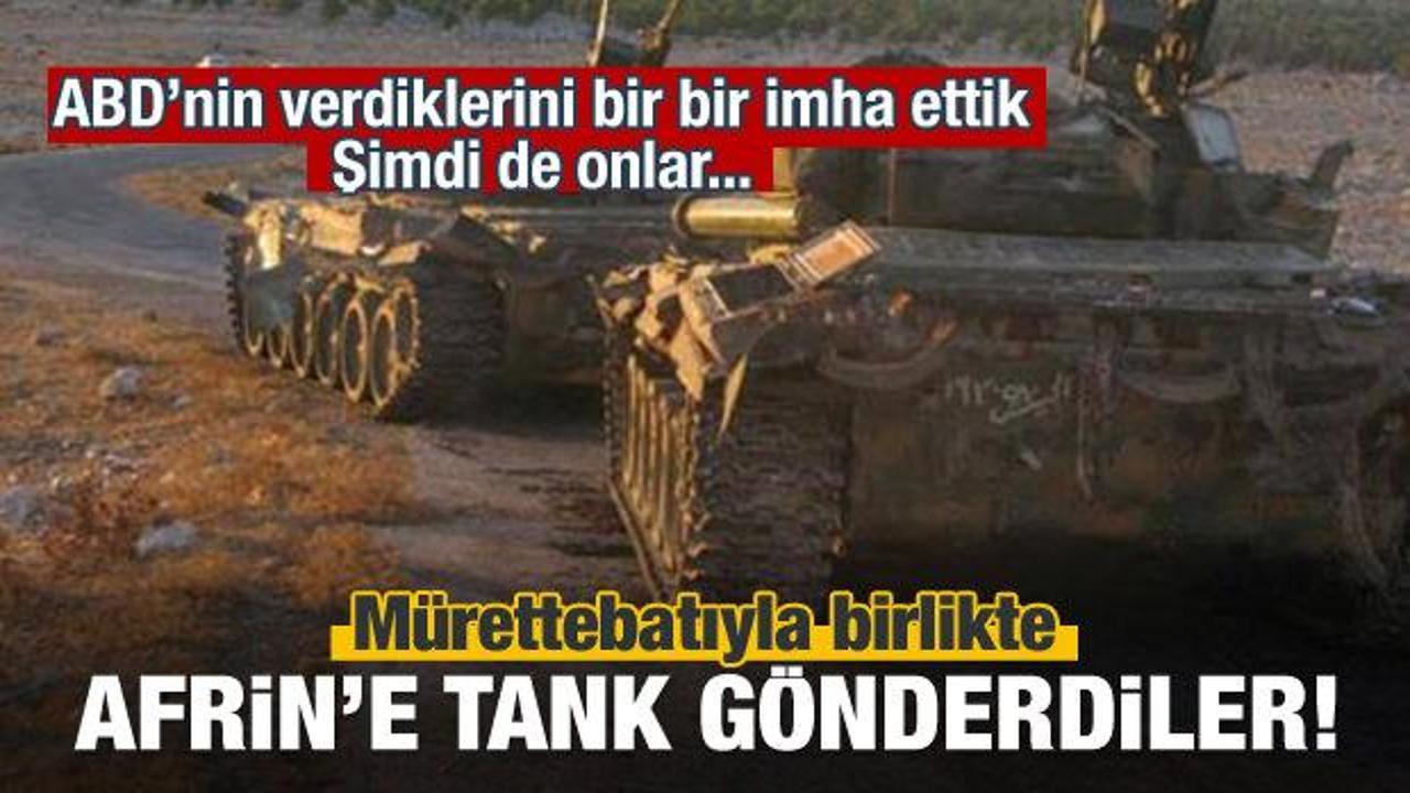 Tehlikeli iddia: Afrin'e tank gönderdiler