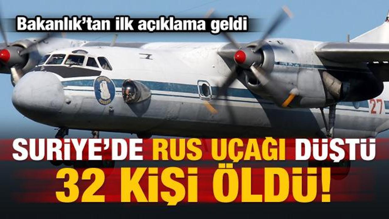 Rus uçağı düştü: 39 ölü!