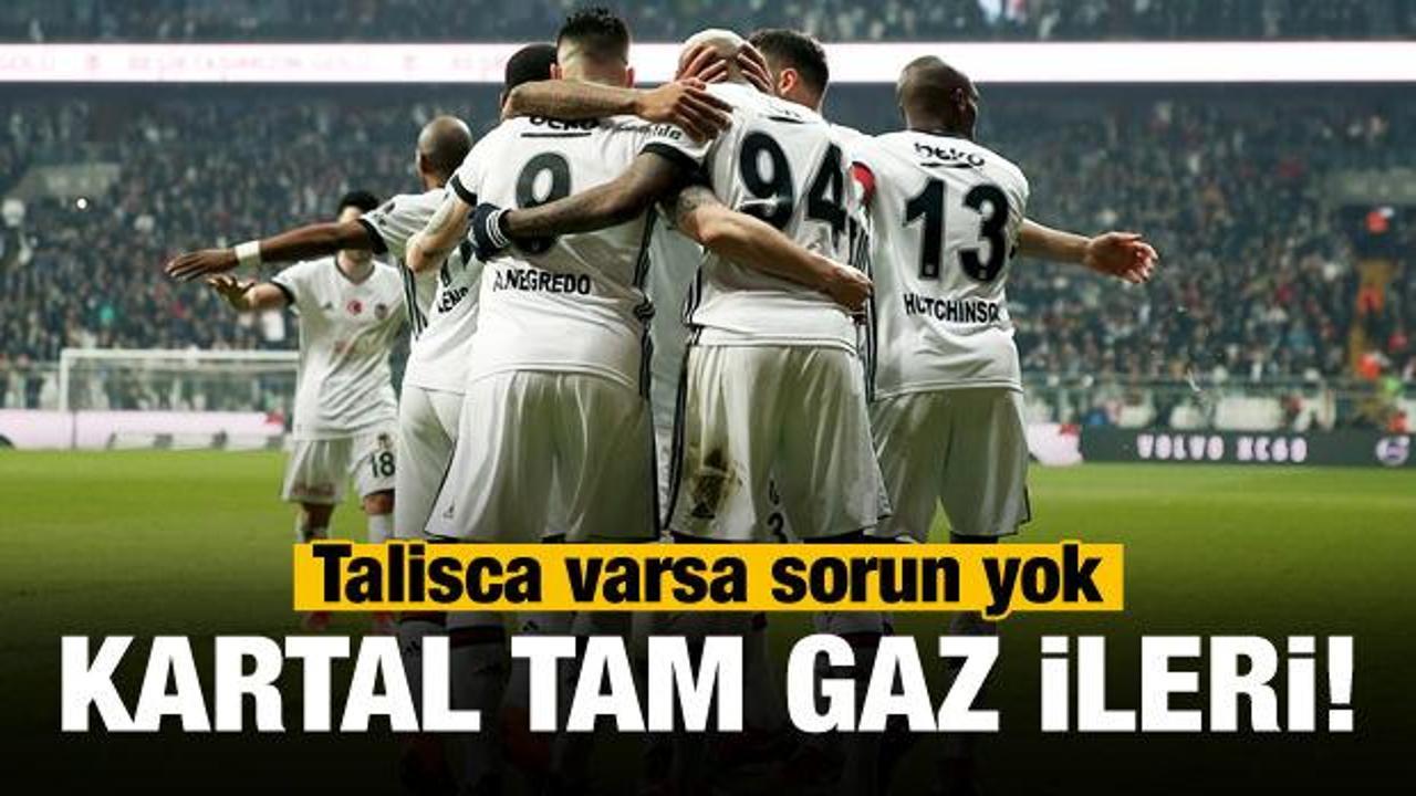Beşiktaş zirve yolunda tam gaz ileri!