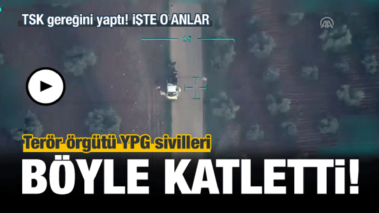 YPG'nin sivilleri katlettiği anlar kamerada!