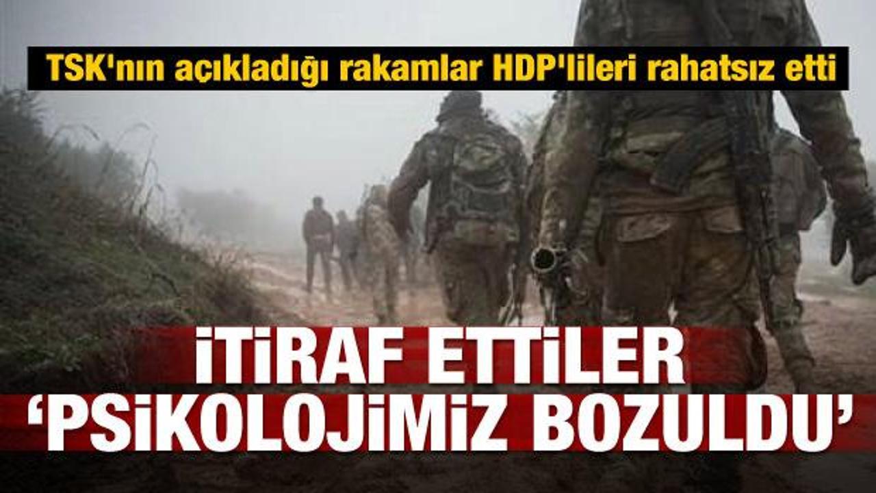 TSK'nın açıkladığı rakamlar HDP'yi rahatsız etti