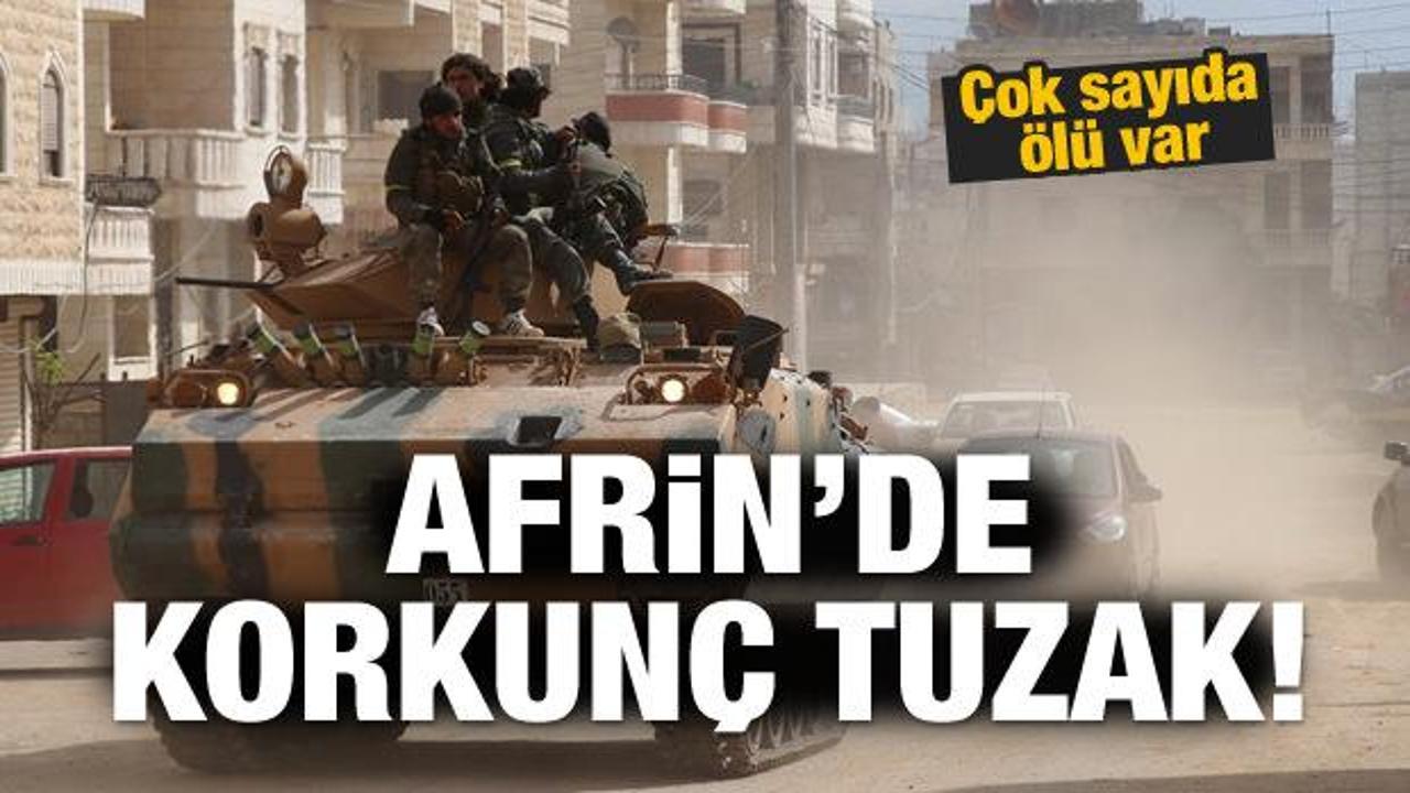 Afrin'de patlama: 7'si sivil, 11 ölü!