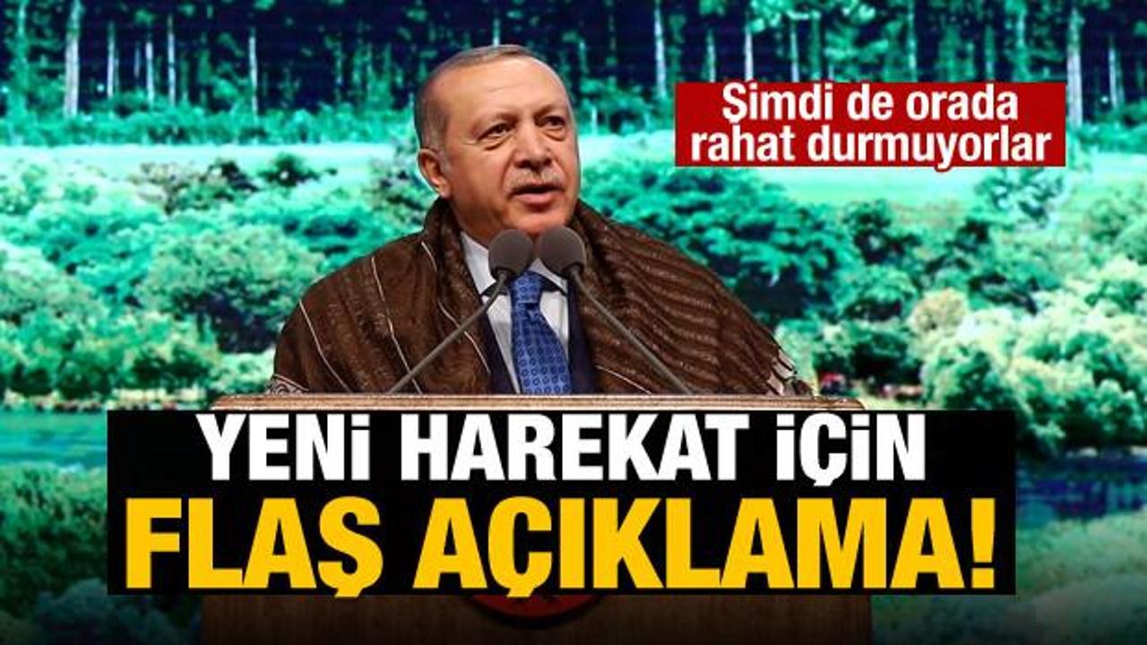 Erdoğan'dan yeni harekat açıklaması!