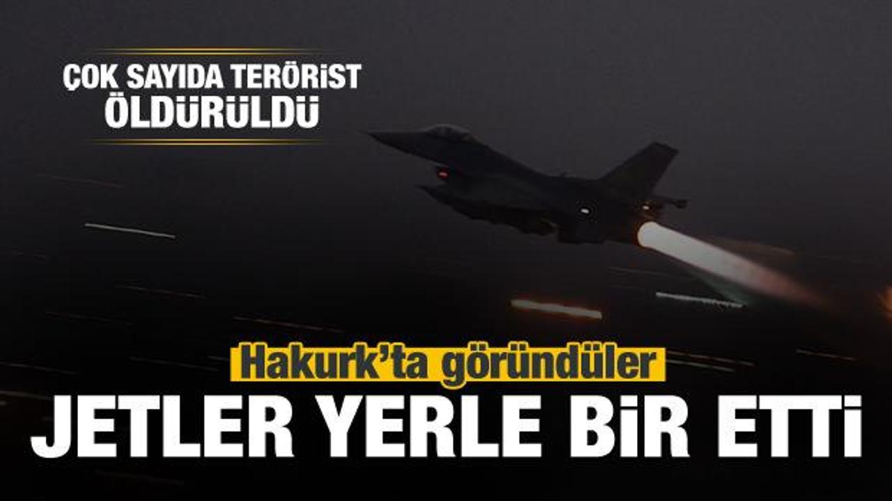 Jetler bomba yağdırdı: Çok sayıda PKK'lı öldürüldü