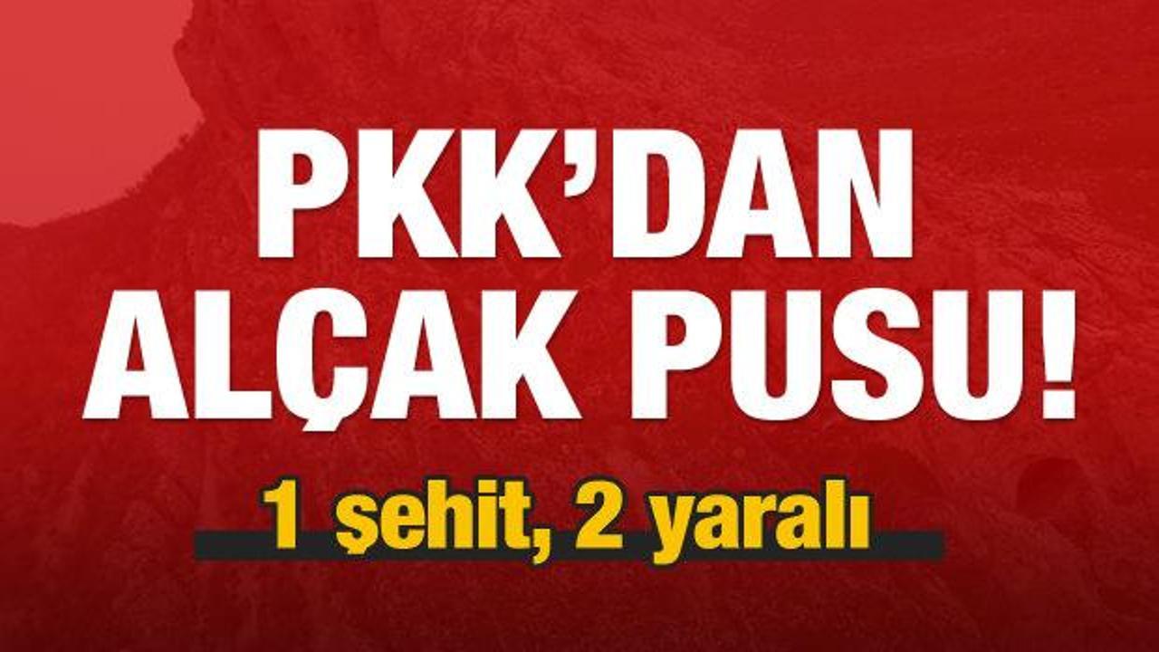 PKK'dan alçak pusu: Şehit ve yaralılar var