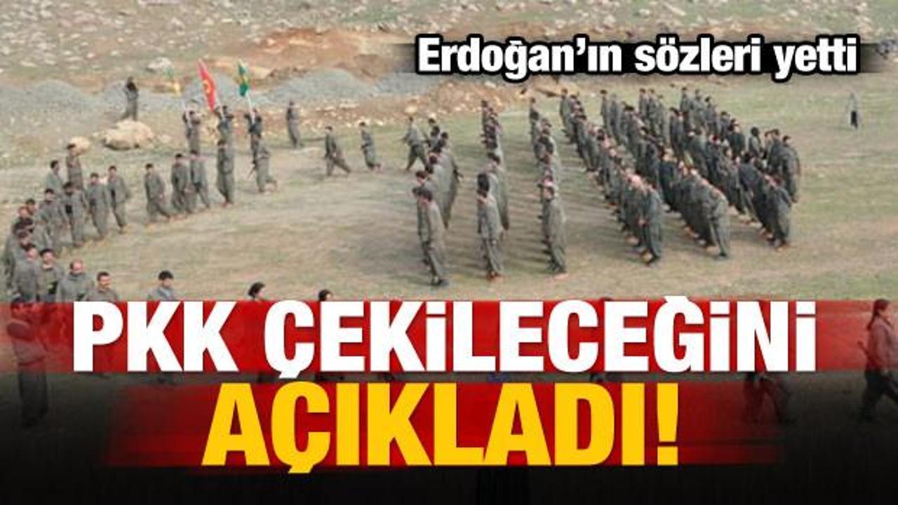 PKK'dan flaş karar: Oradan çekiliyor