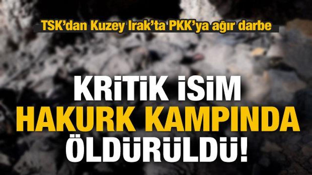 PKK'nın kritik ismi Kuzey Irak'ta vuruldu!