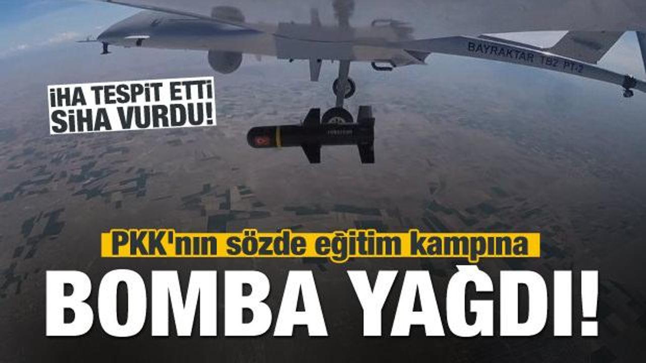 PKK'nın sözde eğitim kampına bomba yağdı
