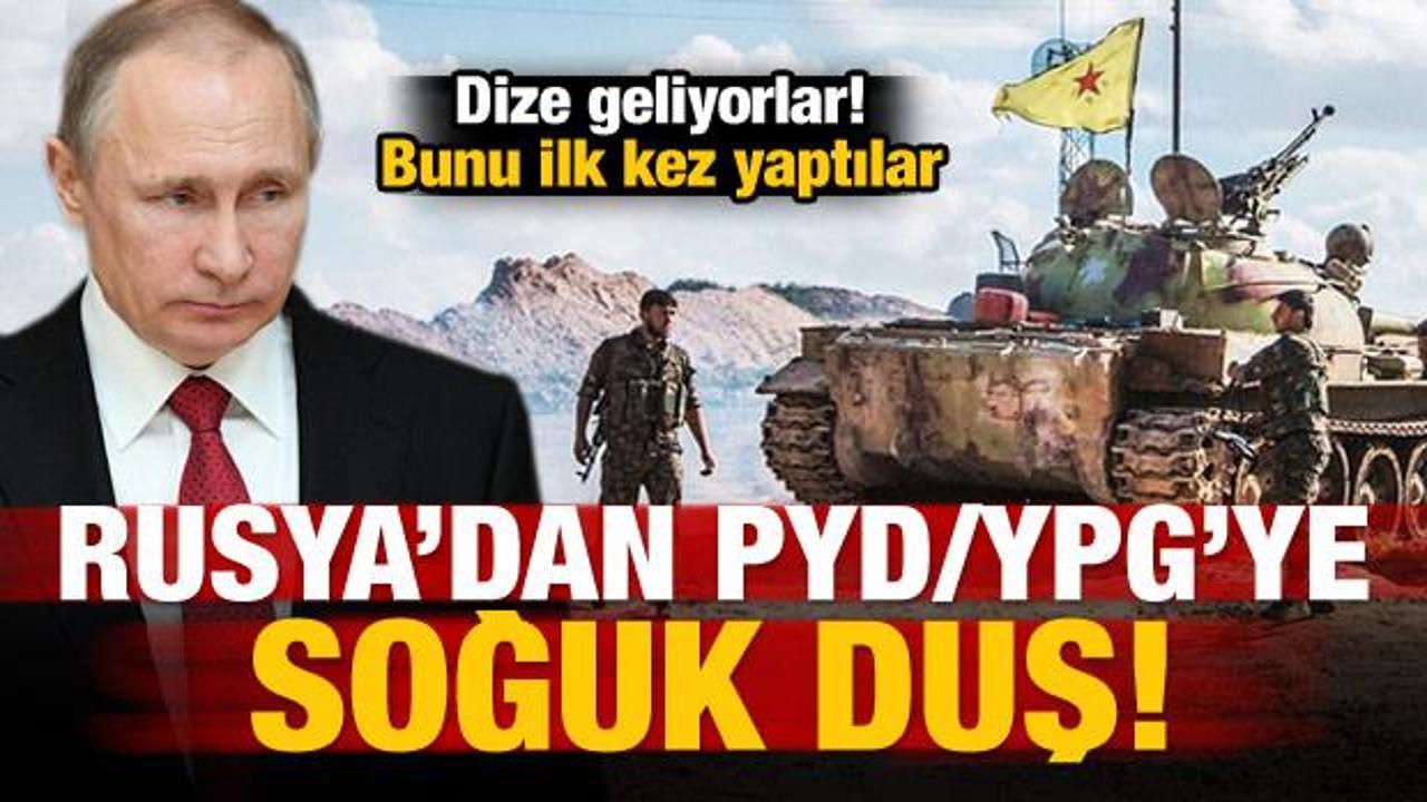 Rusya'dan PYD/YPG'ye büyük şok! İlk kez yaptılar