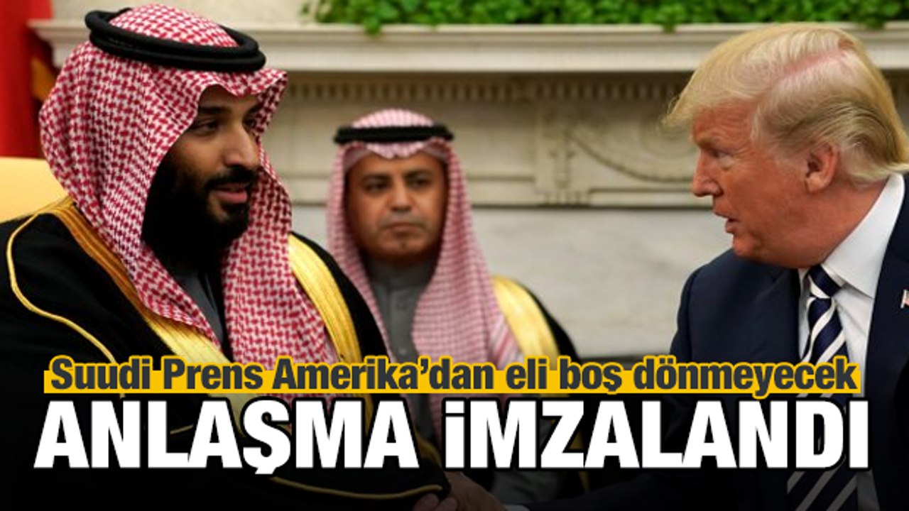Suudi Prens ABD'den eli boş dönmeyecek