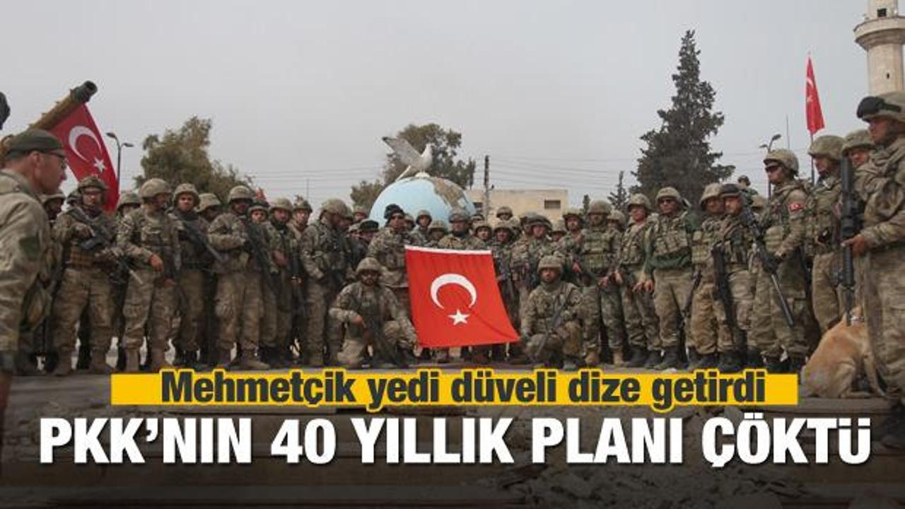 Terör örgütü PKK'nın 40 yıllık planı çöktü