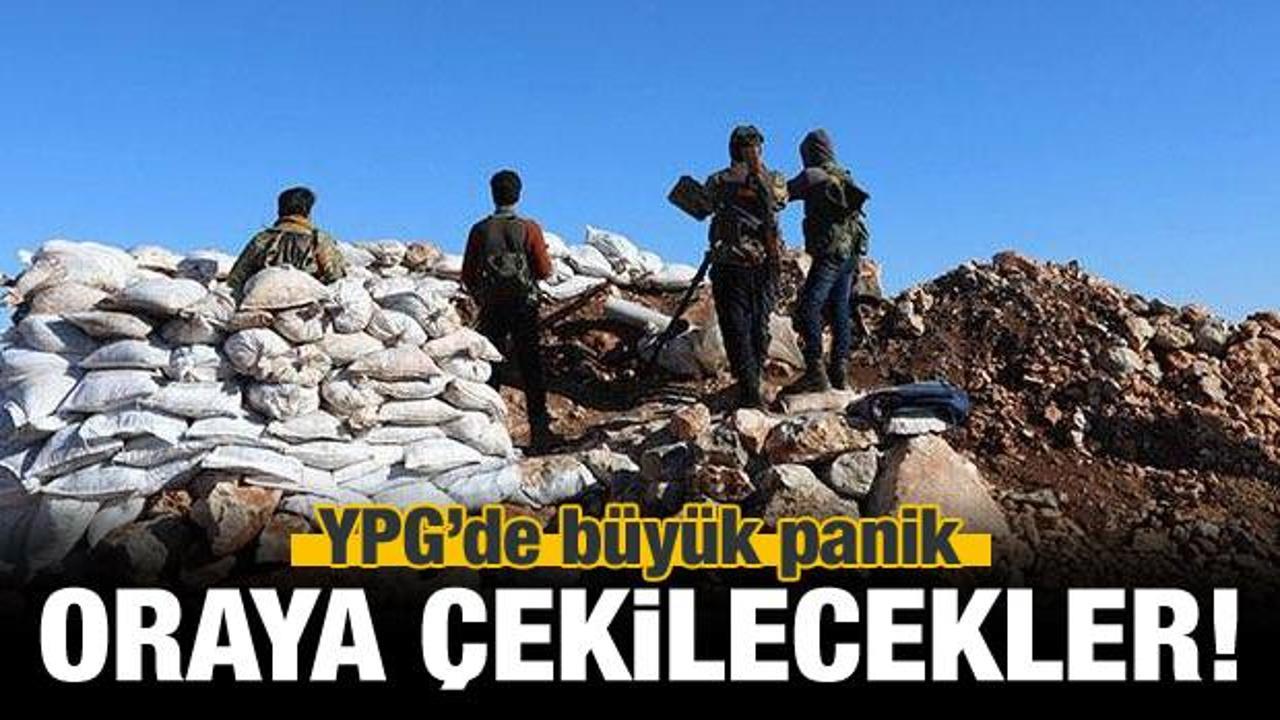 YPG'de Menbiç paniği! Oraya çekilecekler