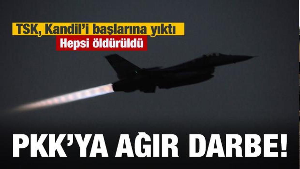 TSK, Kandil'i başlarına yıktı! PKK'ya ağır darbe