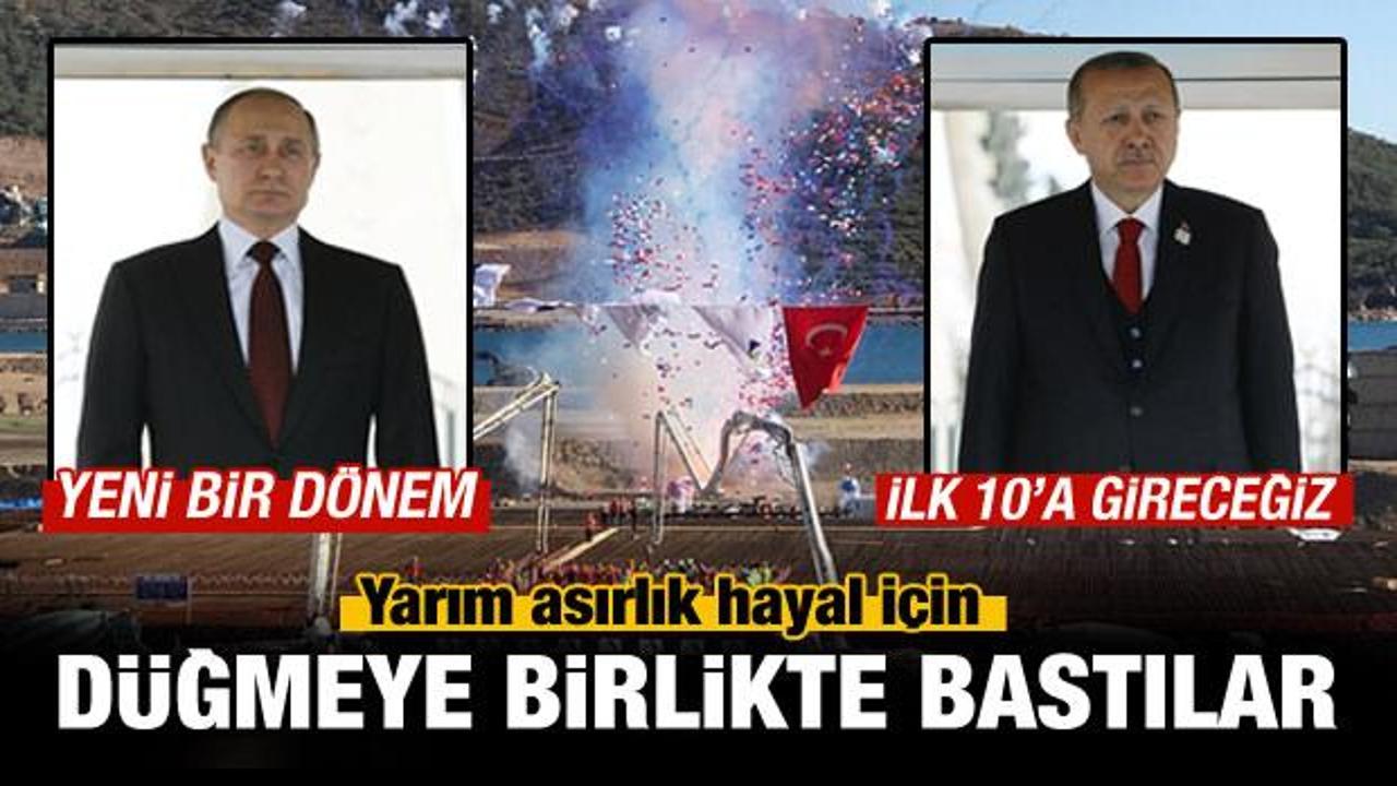 Akkuyu N&uuml;kleer Santrali i&ccedil;in ilk har&ccedil;