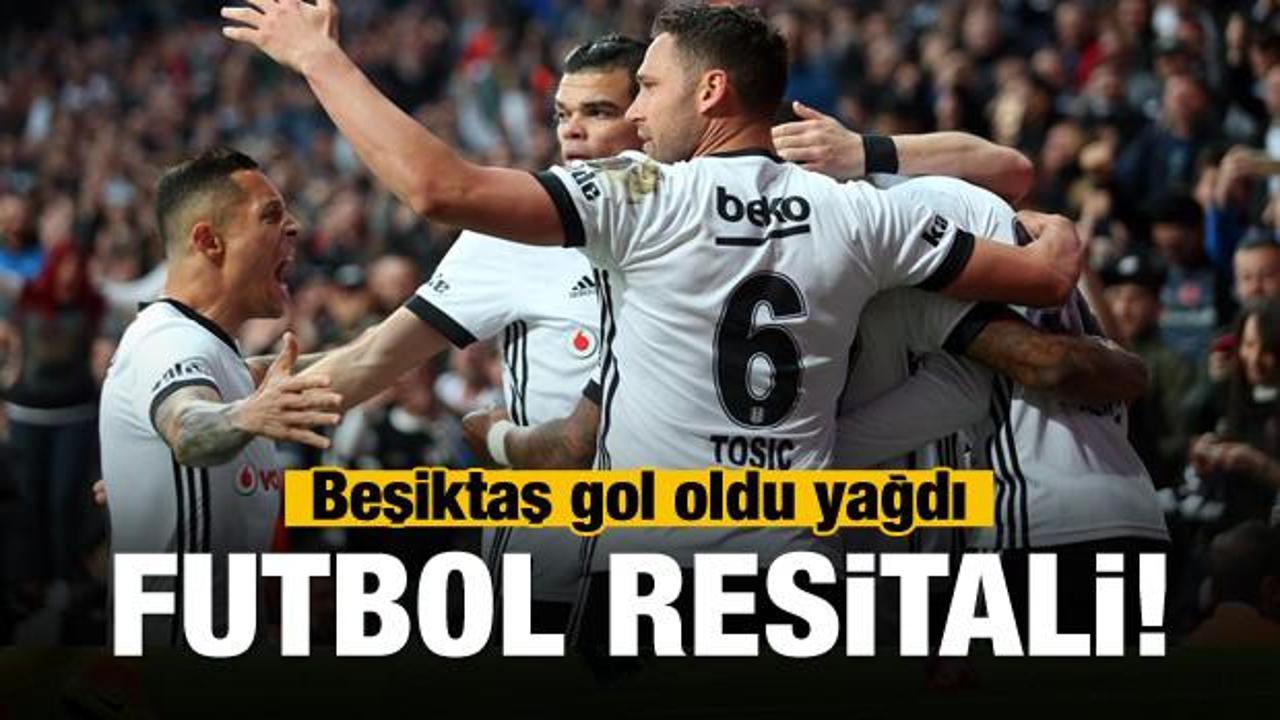 Beşiktaş, Göztepe'ye gol oldu yağdı!
