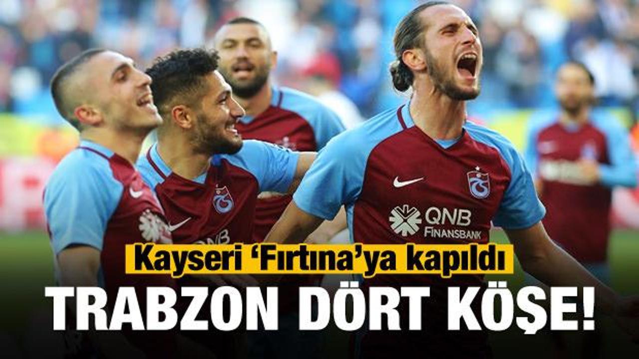 Trabzon evinde farka koştu!