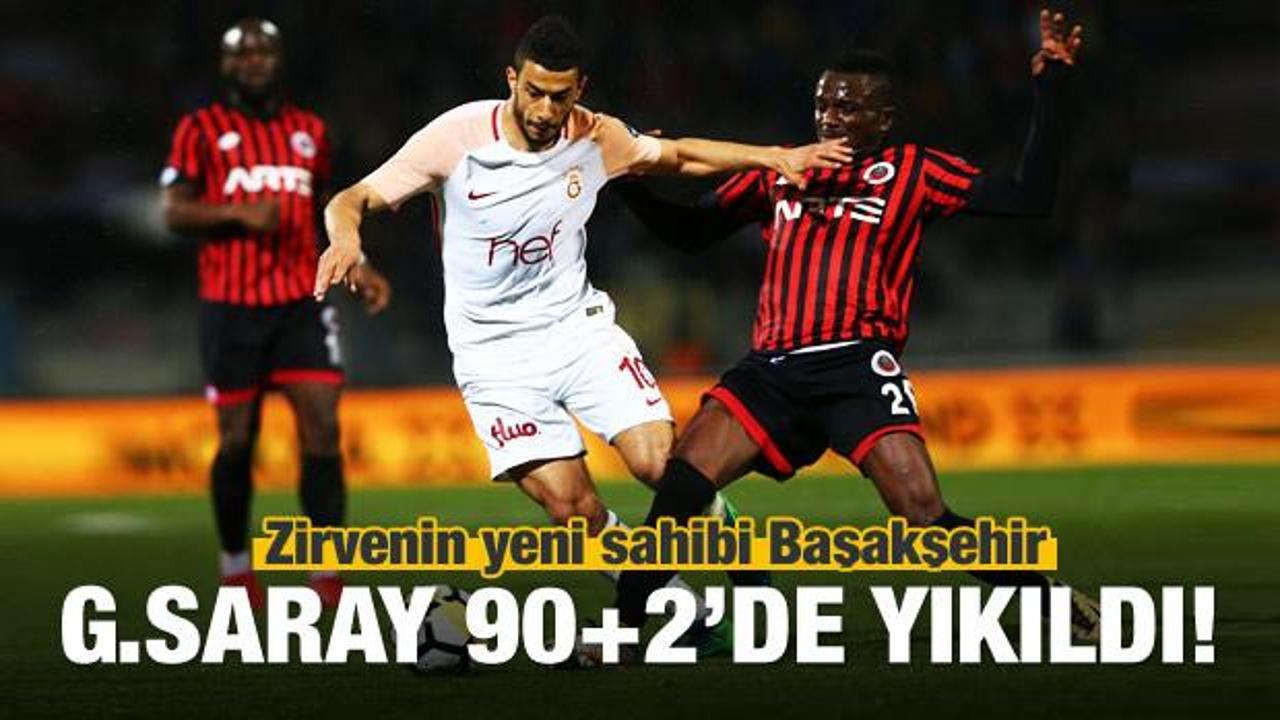 Galatasaray 90+2'de yıkıldı!