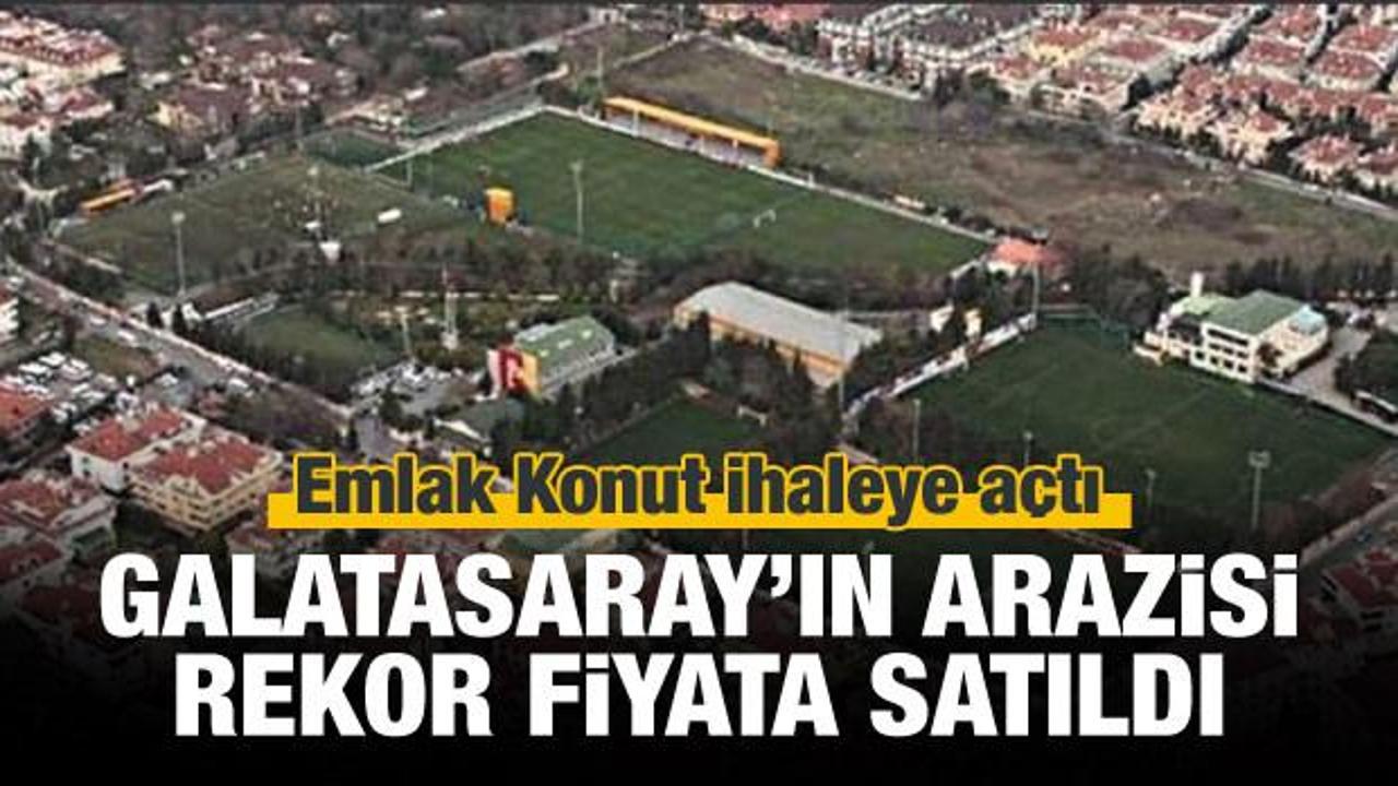 Galatasaray'ın en değerli arazisi satıldı