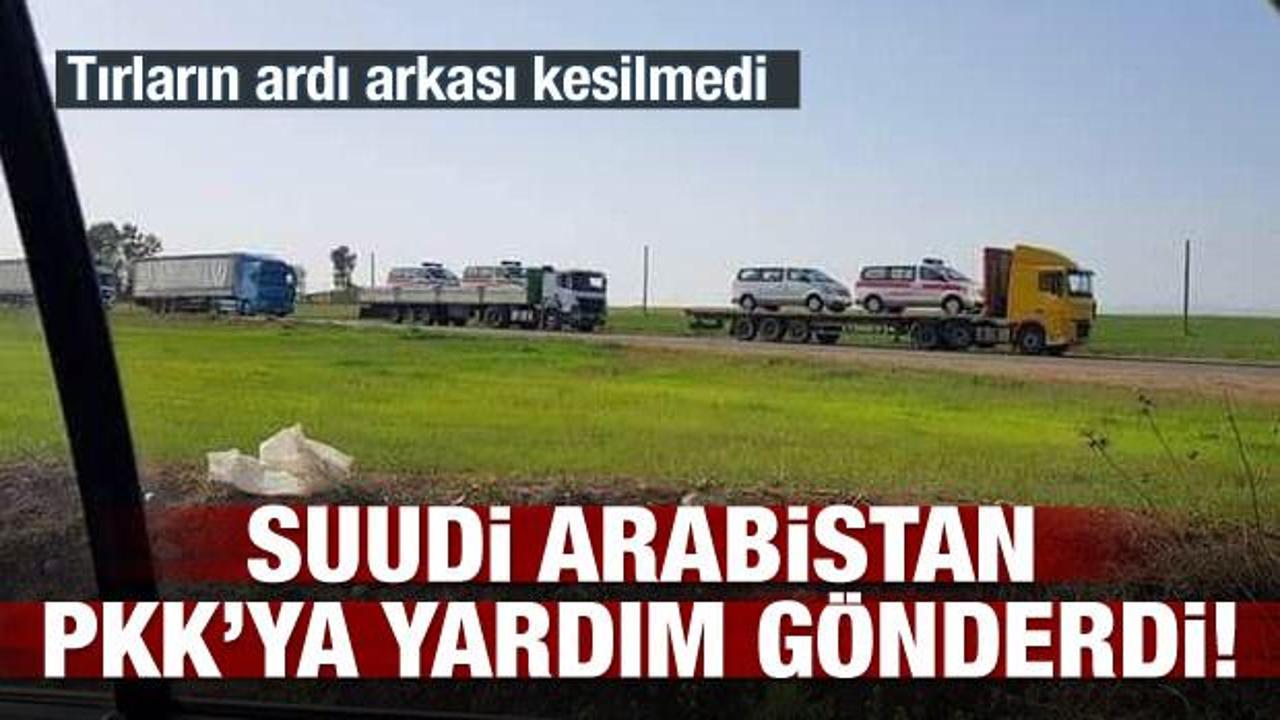 S. Arabistan'dan PKK'ya 300 TIR'lık yardım iddiası