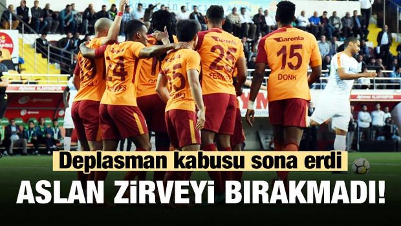 Galatasaray zirveyi bırakmadı!