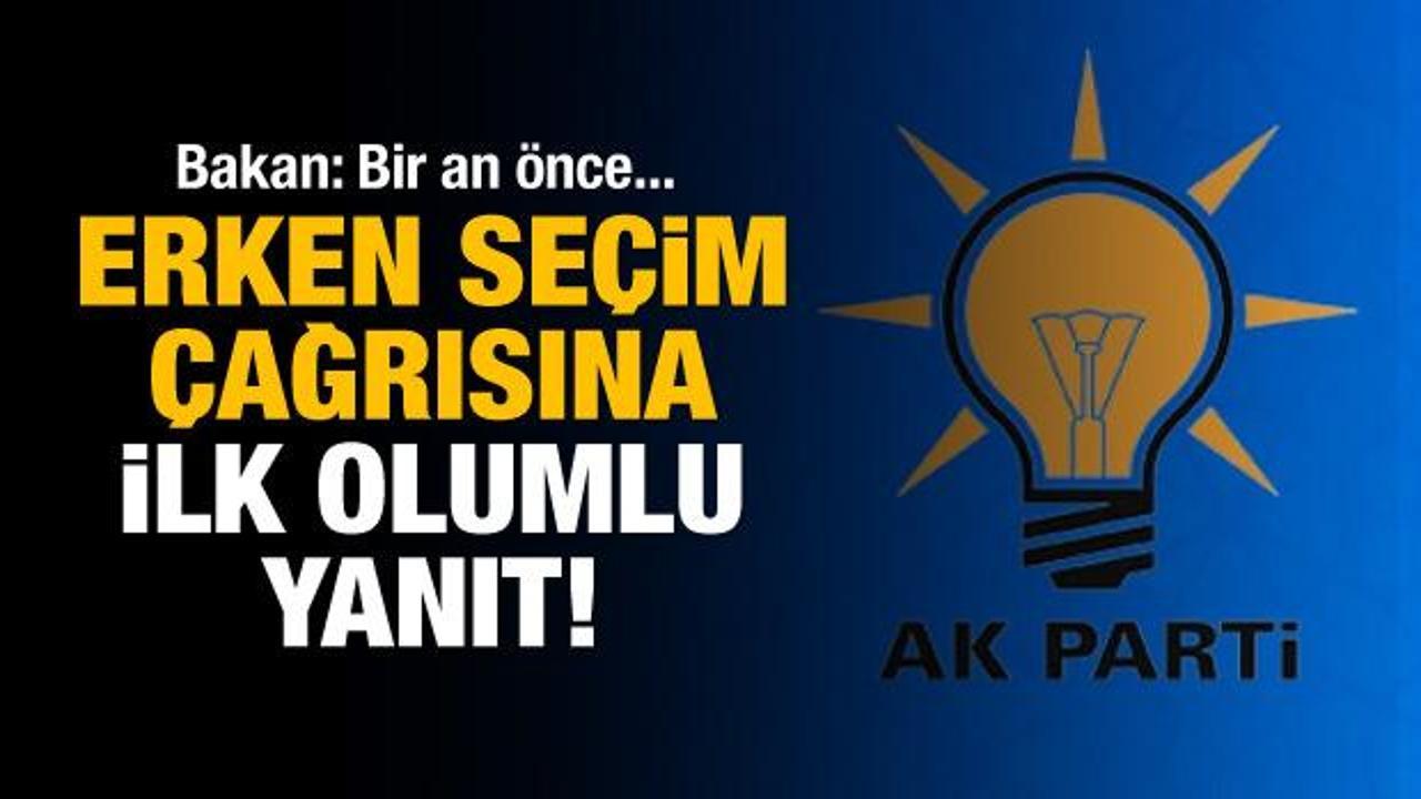 Ekonomi Bakanı'ndan erken se&ccedil;im a&ccedil;ıklaması!