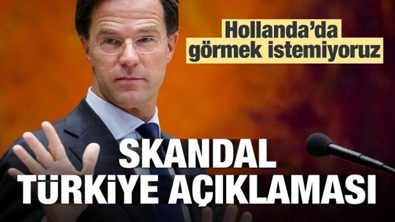 Hollanda'dan skandal Türkiye açıklaması!