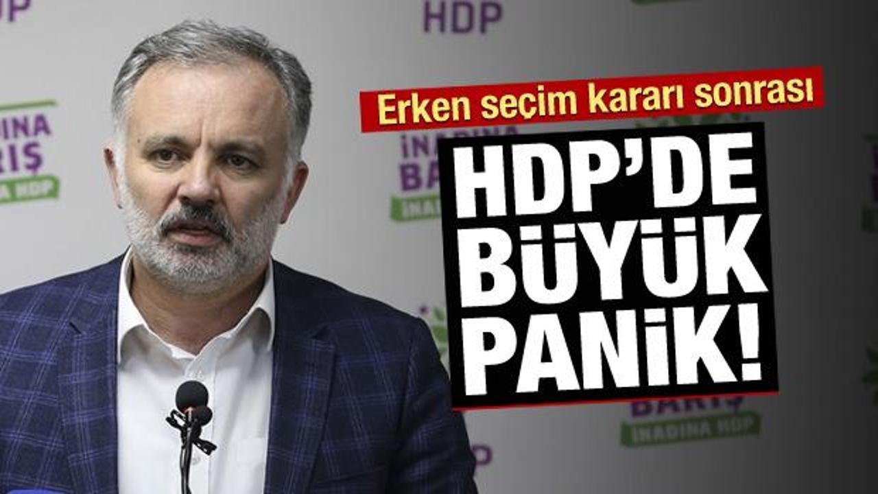 Seçim kararı sonrası HDP'de büyük panik! 