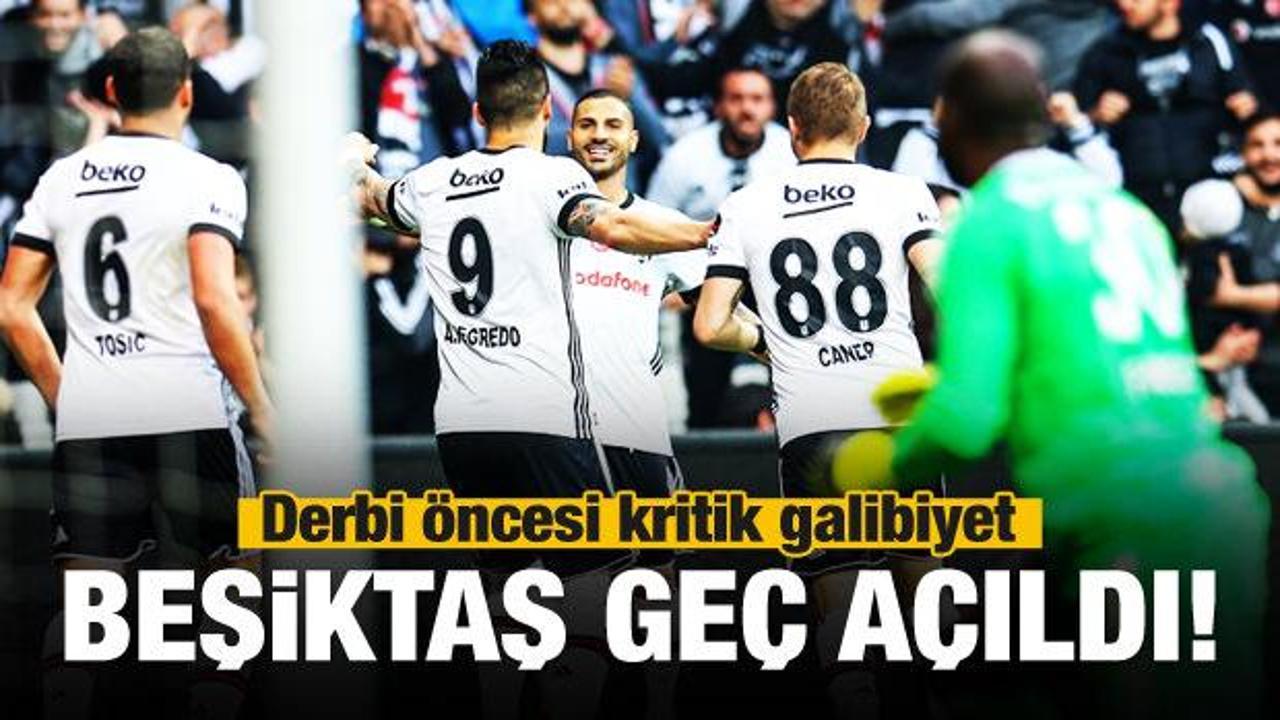 Beşiktaş'tan derbi öncesi kritik galibiyet!