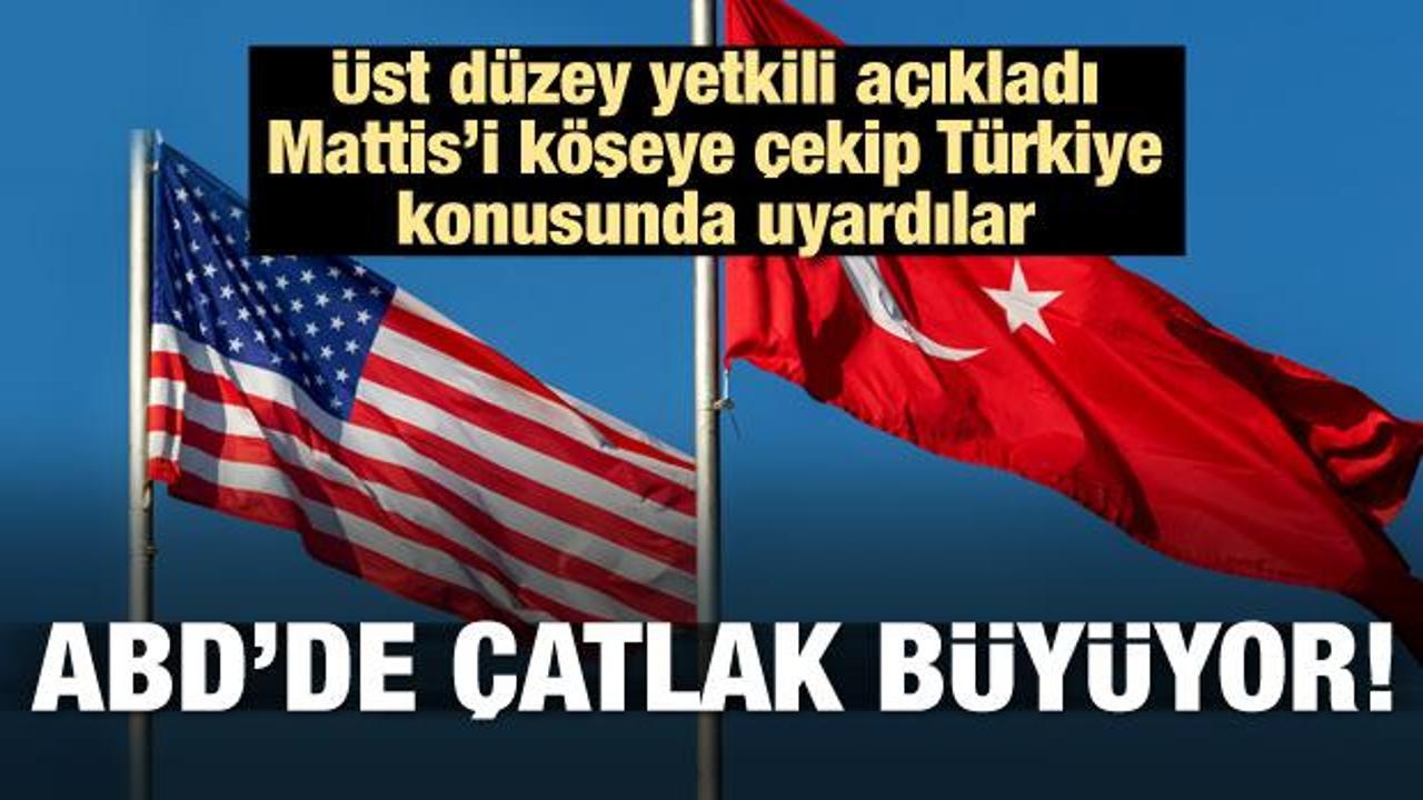 ABD'de çatlak büyüyor! Mattis'e Türkiye uyarısı