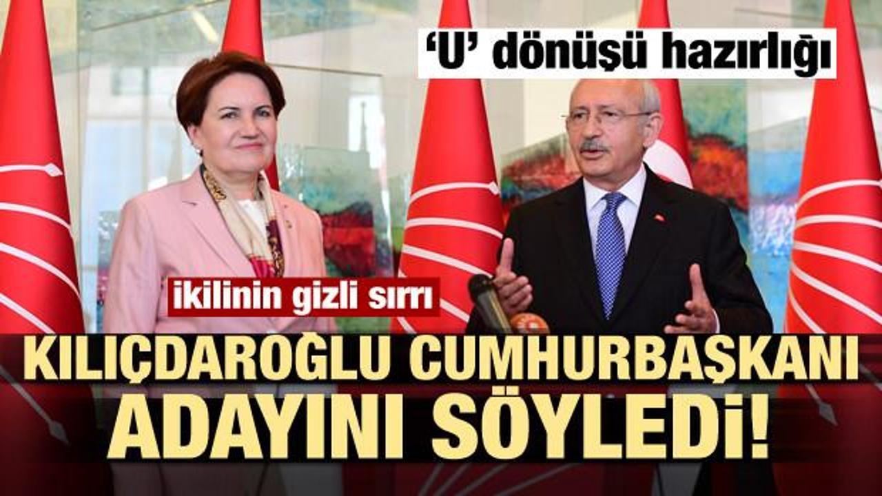 Kılıçdaroğlu Cumhurbaşkanı adayını söyledi