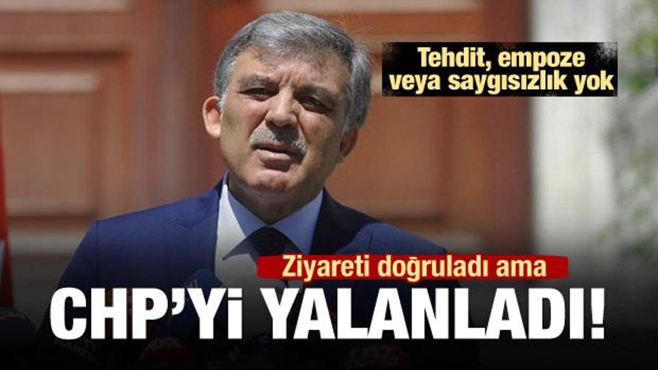 Abdullah Gül'den açıklama! Tehdit yok 