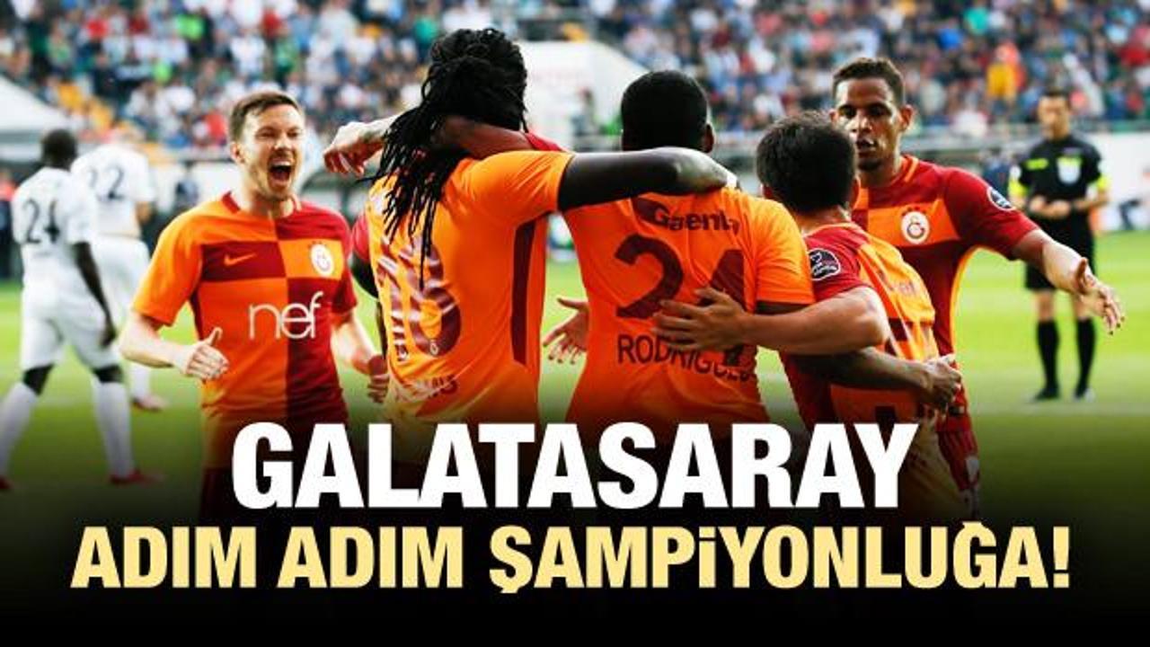 Galatasaray adım adım şampiyonluğa!