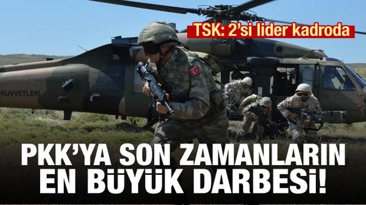 TSK'dan son dakika açıklaması: PKK'ya ağır darbe!