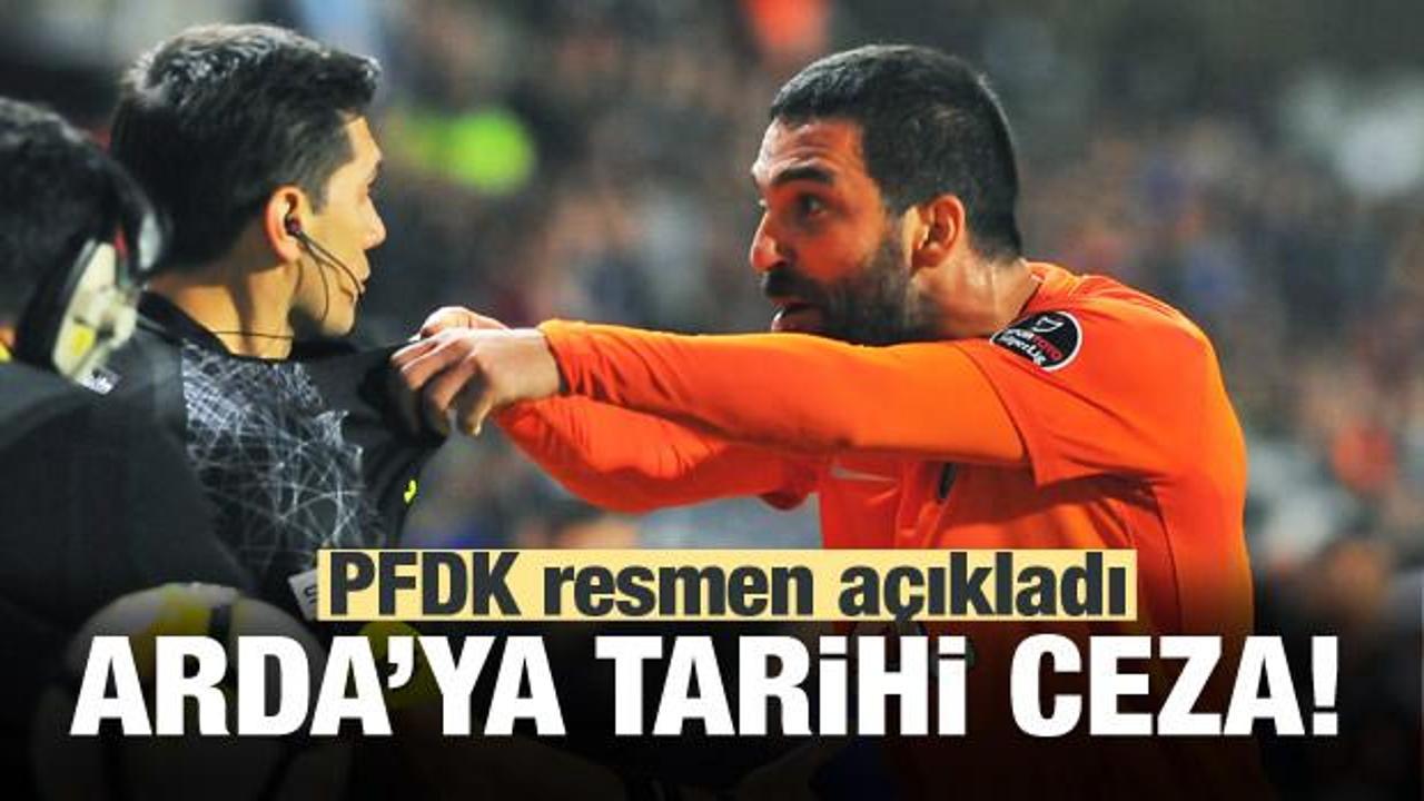 Arda Turan'a tarihi ceza!