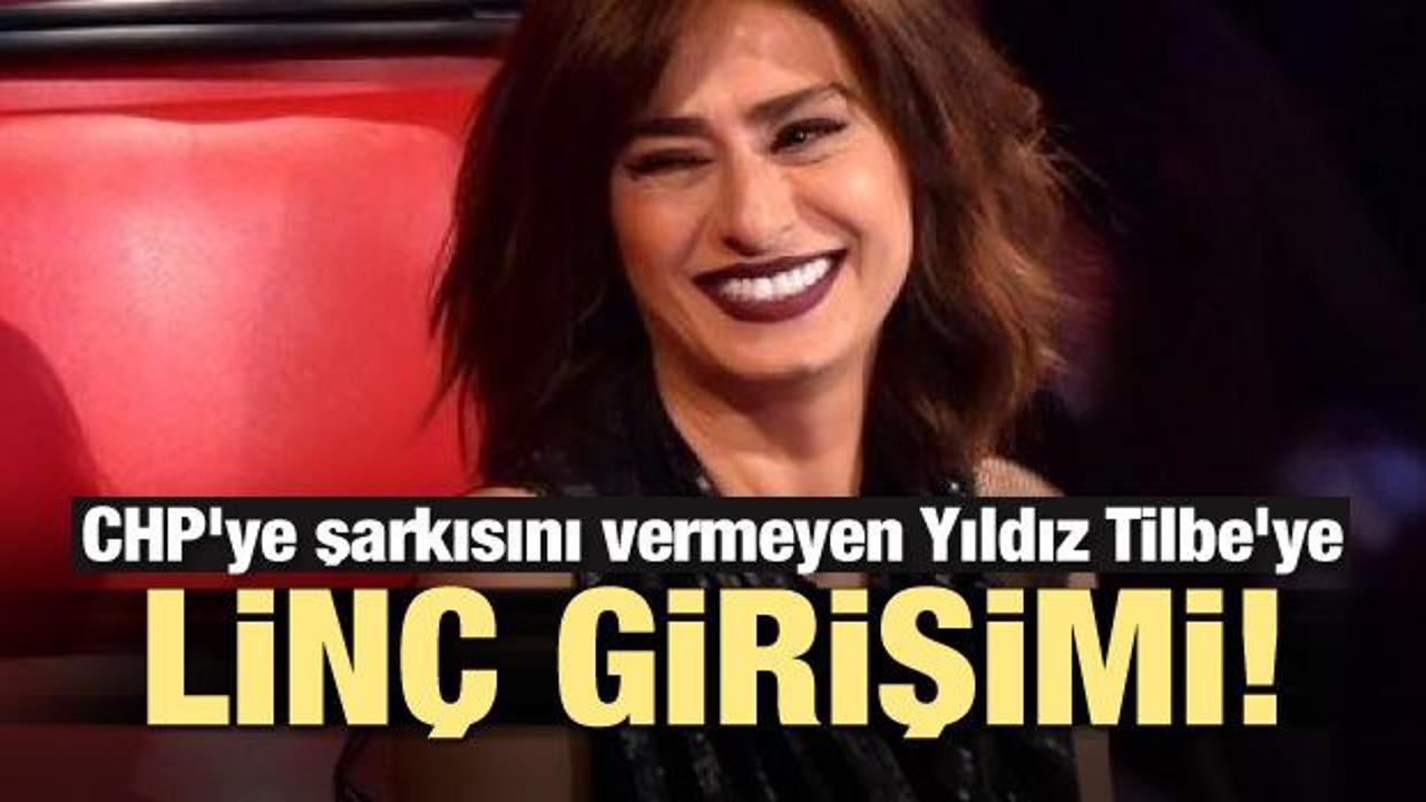CHP'ye şarkısını vermeyen Tilbe'ye lin&ccedil; girişimi