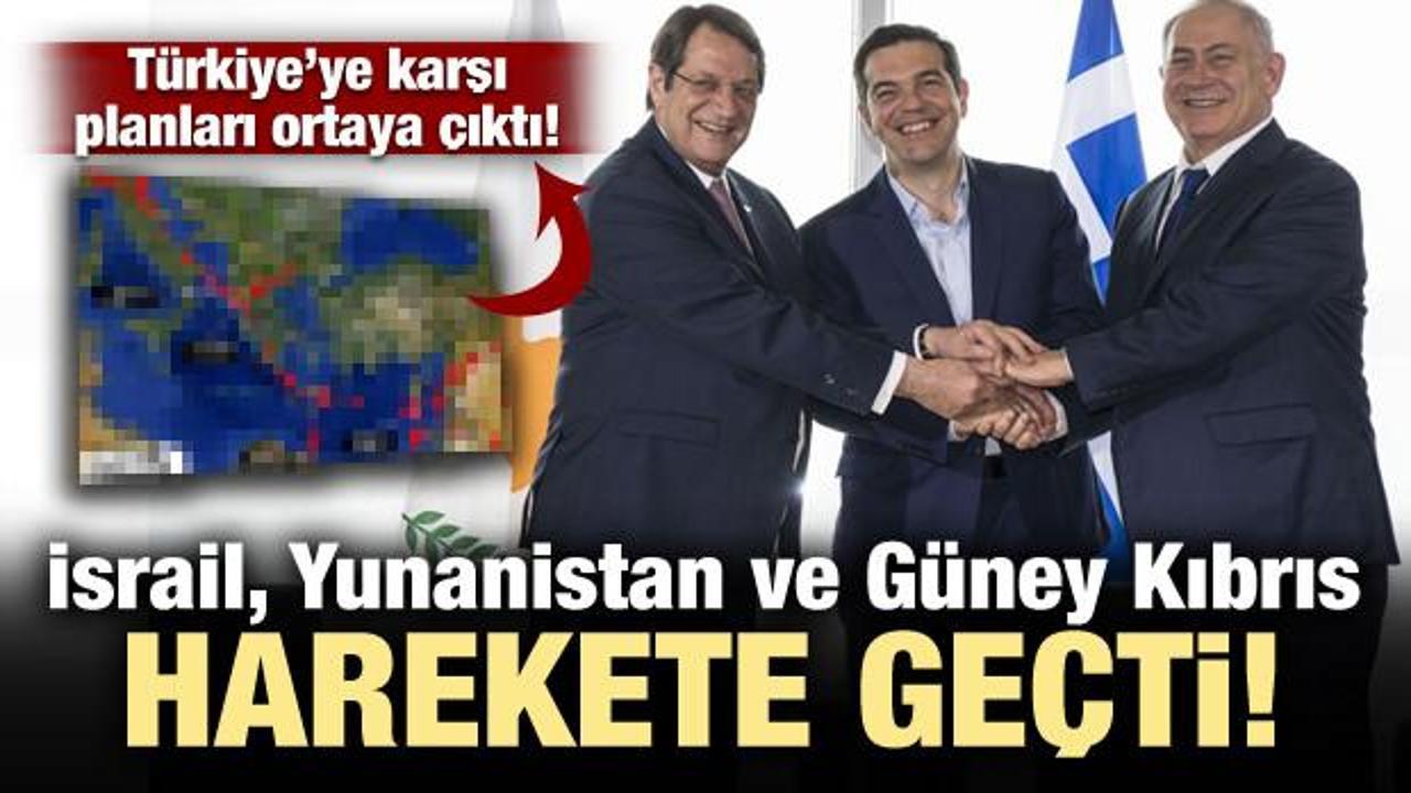 İsrail, Yunanistan ve Güney Kıbrıs harekete geçti