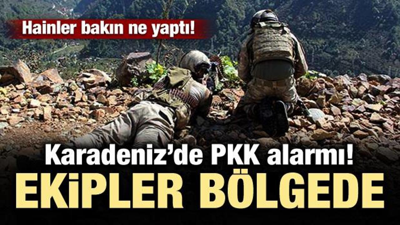 Karadeniz'de sıcak gelişme! PKK alarmı