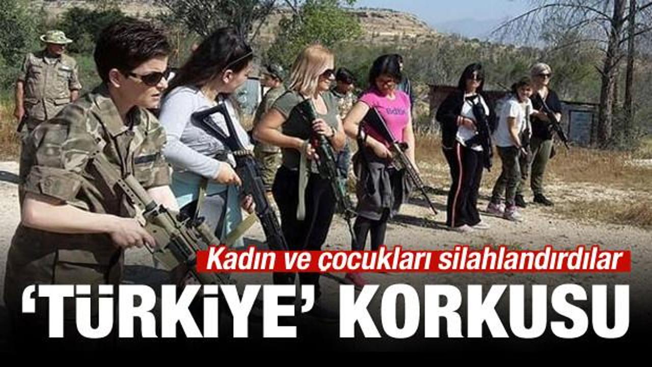 Rumların Türk korkusu! Çocukları silahlandırdılar