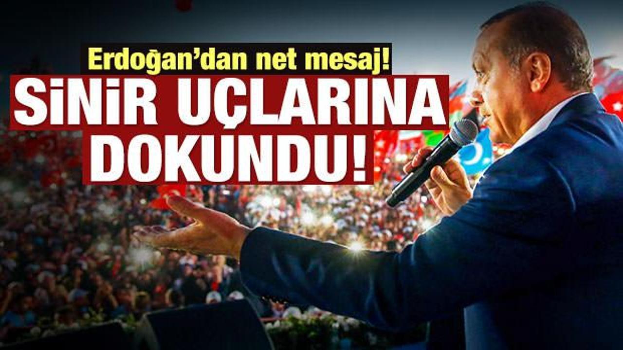 Erdoğan: Attığım tweet sinir uçlarına dokundu
