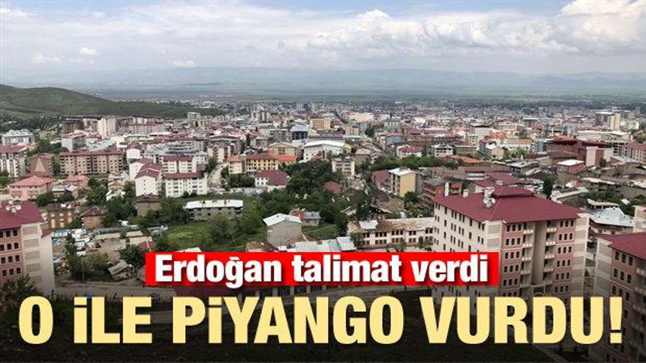 Erdoğan talimat verdi o ile piyango vurdu!