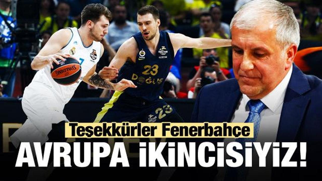 Fenerbahçe Doğuş Avrupa ikincisi!